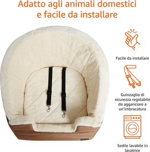 - Seggiolino Auto per Animali Domestici