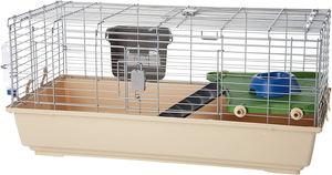 - Gabbia/Habitat per Piccoli Animali, Con Accessori - 104 X 21.5 X 57 Cm, Grande