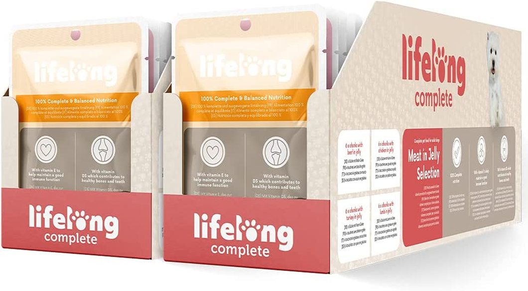 Marchio Amazon -  Alimento Completo per Cani Adulti - Selezione Di Carne in Gela