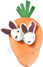 Carica l&#39;immagine nel visualizzatore di Gallery, - Giocattolo in Peluche per Cani, Gioco Del Nascondino Con Coniglio E Carota Con
