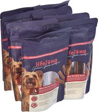 Carica l&#39;immagine nel visualizzatore di Gallery, Lifelong, mini stick per i denti, Pollo, ricetta senza grano raz.piccoli 8x56 gr
