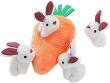 Carica l&#39;immagine nel visualizzatore di Gallery, - Giocattolo in Peluche per Cani, Gioco Del Nascondino Con Coniglio E Carota Con
