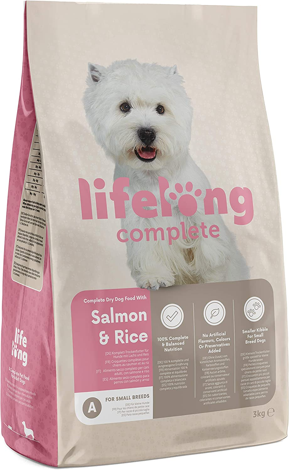 Marchio Amazon -  Complete - Alimento Secco Completo per Cani Adulti (Razze Di P