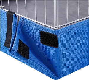 - Base in Rete Sostitutiva per Gabbia per Animali Domestici, Colore Blu
