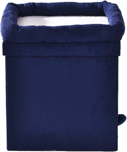 - Casetta Pieghevole per Gatto, Blu