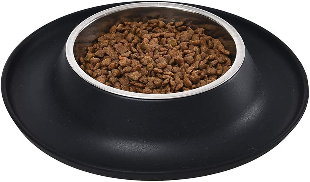 - Ciotola per Animali Domestici Con Base Rotonda in Silicone - Grande, Colore: N