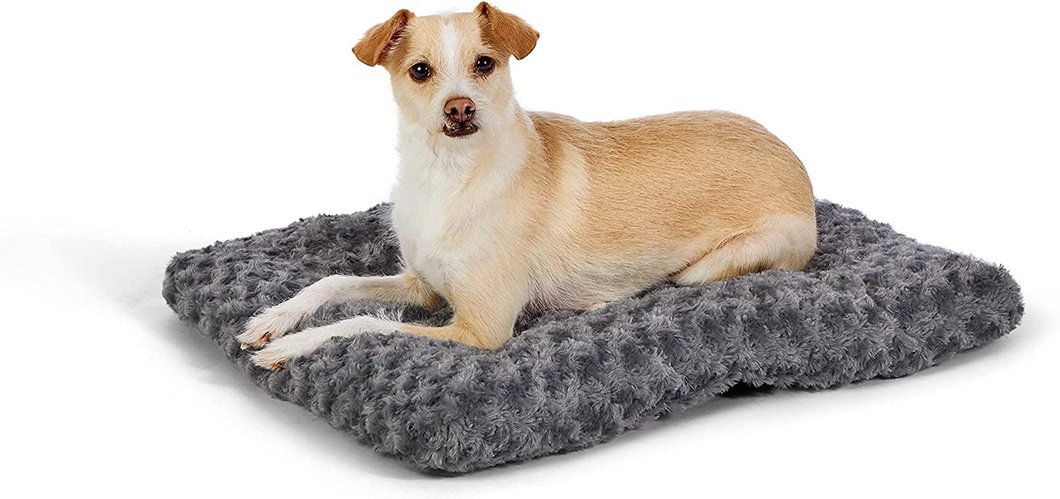- Materassino per Animali Domestici - 0,58 M, Grigio Con Motivi a Spirale