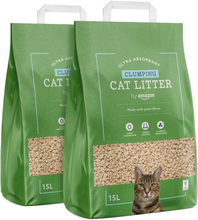 Carica l&#39;immagine nel visualizzatore di Gallery, - Classic Lettiera per Gatti in Fibra Vegetale, 2 X 15 Litri
