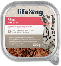 Carica l&#39;immagine nel visualizzatore di Gallery, Dog Food - Paté Con Manzo, Confezione Da 10 X 300G
