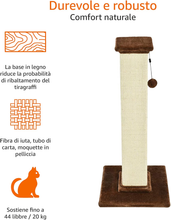 Carica l&#39;immagine nel visualizzatore di Gallery, - Palo Tiragraffi per Gatti, Alto E Grande, Di Qualità, 40,6 X 89 X 40,6 Cm, Moq
