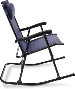 - Sedia a Dondolo Pieghevole, Blu