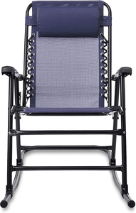 - Sedia a Dondolo Pieghevole, Blu