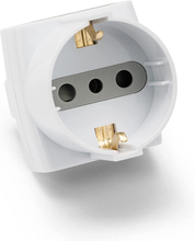 Carica l&#39;immagine nel visualizzatore di Gallery, ADAPT-3-10S Adattatore Triplo 1 Presa Schuko 10/16A + 2 Prese 10A. Spina 10A, 1
