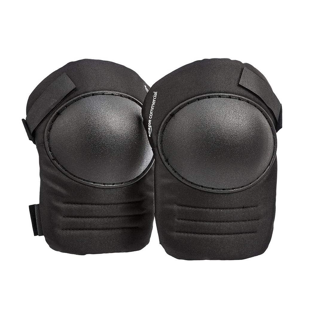 - Ginocchiere Con Calotta Rotante, 22,8 Cm, Colore Nero, 1 Paio