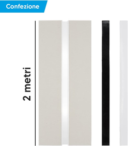 - Profilo LED Con Cartongesso 2Mt - Integrato in Lastra Di Cartongesso Di Spesso