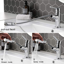 Carica l&#39;immagine nel visualizzatore di Gallery, . by Amazon - Rubinetto Bagno Lavabo Con Doccetta Estraibile E Spruzzatore a Dop
