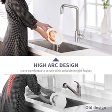 Carica l&#39;immagine nel visualizzatore di Gallery, . by Amazon - Rubinetto Cucina 2 Funzioni Girevole a 360 °Miscelatore Monocomand
