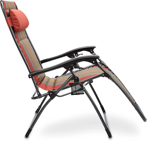 - Sedia a Sdraio Zero Gravity, Imbottita, per Esterni, 100 X 76 X 112 Cm, Rosso