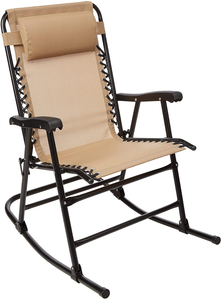 - Sedia a Dondolo Pieghevole, Beige