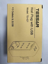 Carica l&#39;immagine nel visualizzatore di Gallery, Presa Multipla Salvaspazio,  Prese Multiple Elettriche Con 1 Polivalenti E 2 Biv
