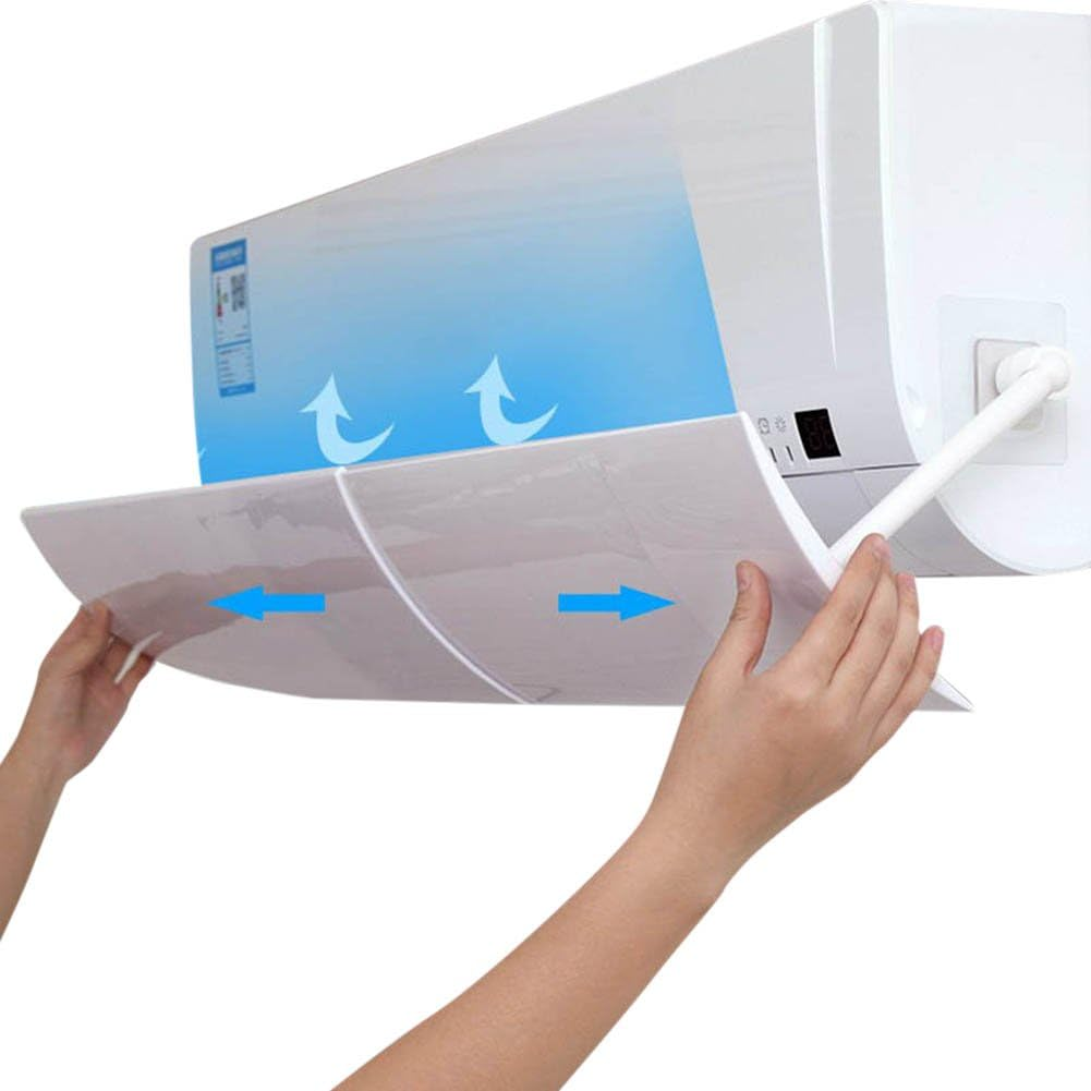 Deflettore per Condizionatore Universale, Parabrezza Aria Condizionata Regolabil