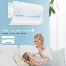 Carica l&#39;immagine nel visualizzatore di Gallery, Deflettore per Condizionatore Universale, Parabrezza Aria Condizionata Regolabil
