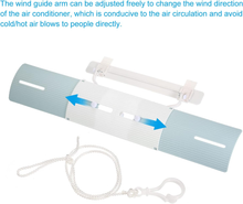 Carica l&#39;immagine nel visualizzatore di Gallery, 540X700Mm Regolabile Aria Condizionatore Deflettore Plastica Telescopico Parabre

