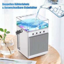 Carica l&#39;immagine nel visualizzatore di Gallery, Condizionatore D&#39;Aria Portatile, Mini Air Cooler D&#39;Aria Mobile Con Sistema Di St
