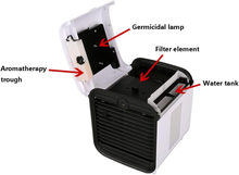 Carica l&#39;immagine nel visualizzatore di Gallery, Mini Raffreddatore D&#39;Aria Multifunzionale per Aromaterapia, Ventilatore per Aria
