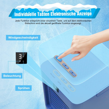 Carica l&#39;immagine nel visualizzatore di Gallery, Aria Condizionata Mobile Con 7 Luci Colorate 3 Velocità, 700 Ml, Display HD Pers
