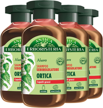 Carica l&#39;immagine nel visualizzatore di Gallery, 4X Antica Erboristeria Shampoo Seboregolatore All&#39;Ortica per Capelli Grassi Form
