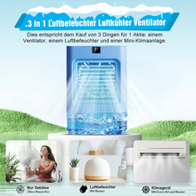 Carica l&#39;immagine nel visualizzatore di Gallery, Aria Condizionata Mobile Con 7 Luci Colorate 3 Velocità, 700 Ml, Display HD Pers

