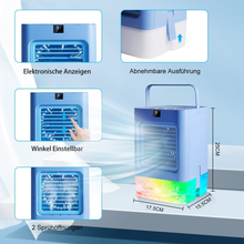 Carica l&#39;immagine nel visualizzatore di Gallery, Aria Condizionata Mobile Con 7 Luci Colorate 3 Velocità, 700 Ml, Display HD Pers
