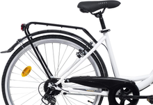 Carica l&#39;immagine nel visualizzatore di Gallery, Discovery City Bicicletta Donna, Con Campanello E Cestino Sul Davanti, Bianco (W
