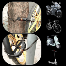 Carica l&#39;immagine nel visualizzatore di Gallery, Lucchetto Bici Comb Cat Bici Antif 120CX120
