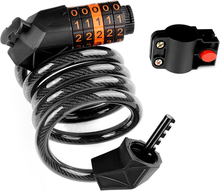 Carica l&#39;immagine nel visualizzatore di Gallery, Lucchetto Bici Comb Cat Bici Antif 120CX120
