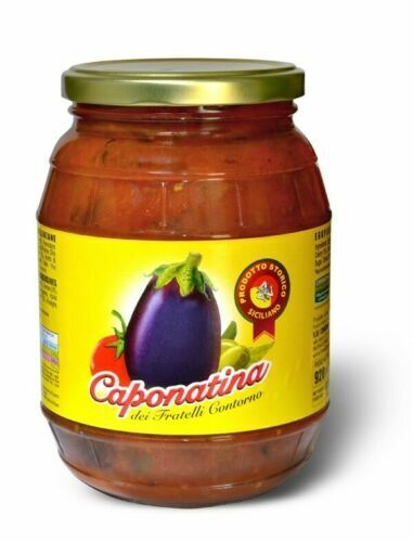 CAPONATA CAPONATINA DI MELENZANE DI SICILIA P FR CONTORNO 920 GRAMMI x10-KG9,200