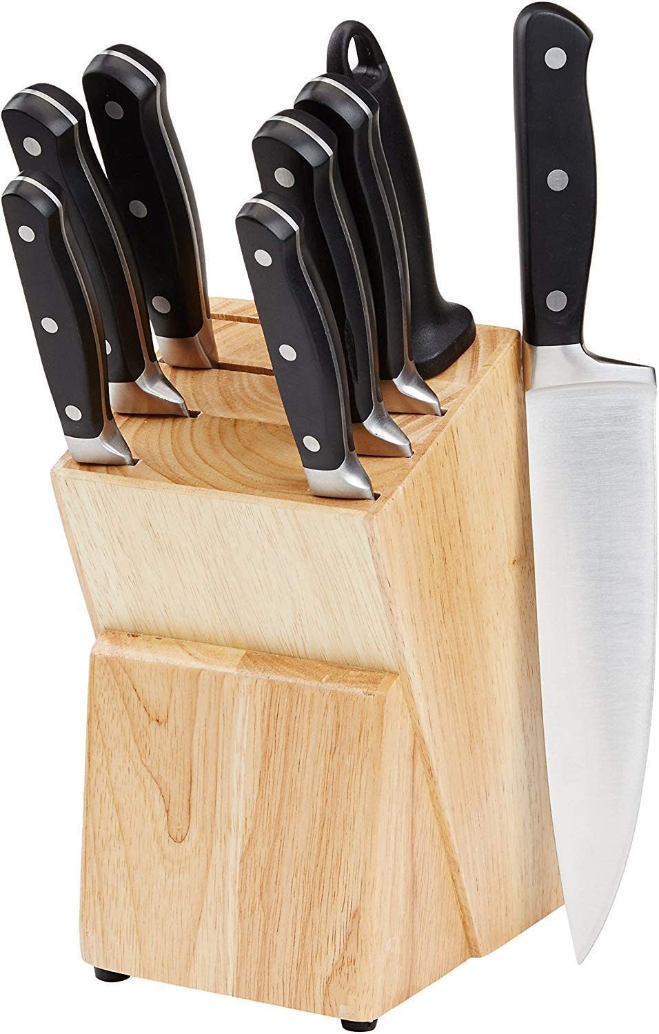 - Set Premium Di Coltelli Con Ceppo, 9 Pezzi