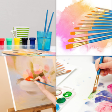 Carica l&#39;immagine nel visualizzatore di Gallery, Set Di Pennelli per Dipingere 10 Diverse Misure
