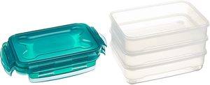 - Set Di Contenitori a Chiusura Ermetica per Alimenti, 3 Pezzi Da 1,2 L