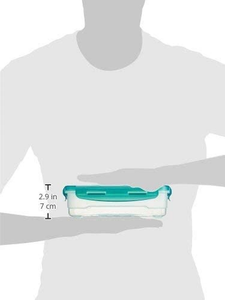 - Set Di Contenitori a Chiusura Ermetica per Alimenti, 3 Pezzi Da 1,2 L