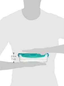 - Set Di Contenitori a Chiusura Ermetica per Alimenti, 3 Pezzi Da 1,2 L