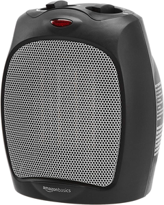 - Termoventilatore in Ceramica Da 1500 Watt Con Termostato Regolabile - Nero