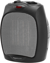 Carica l&#39;immagine nel visualizzatore di Gallery, - Termoventilatore in Ceramica Da 1500 Watt Con Termostato Regolabile - Nero
