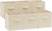 Carica l&#39;immagine nel visualizzatore di Gallery, , Cubo/Organizer Portaoggetti Pieghevole in Tessuto, Con Maniglia, 26,6 X 26,6 X
