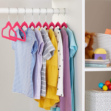 Carica l&#39;immagine nel visualizzatore di Gallery, Grucce in Velluto per Bambini, 30 Pezzi, Rosa
