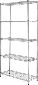 - Scaffalatura a 5 Ripiani, Cromato