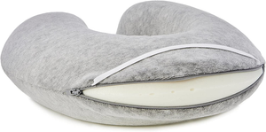- Cuscino per Il Collo, in Memory Foam, Grigio