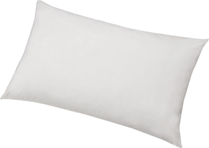 - Set Da 2 Copricuscini Ipoallergenici, Bianchi, 50 X 80 Cm
