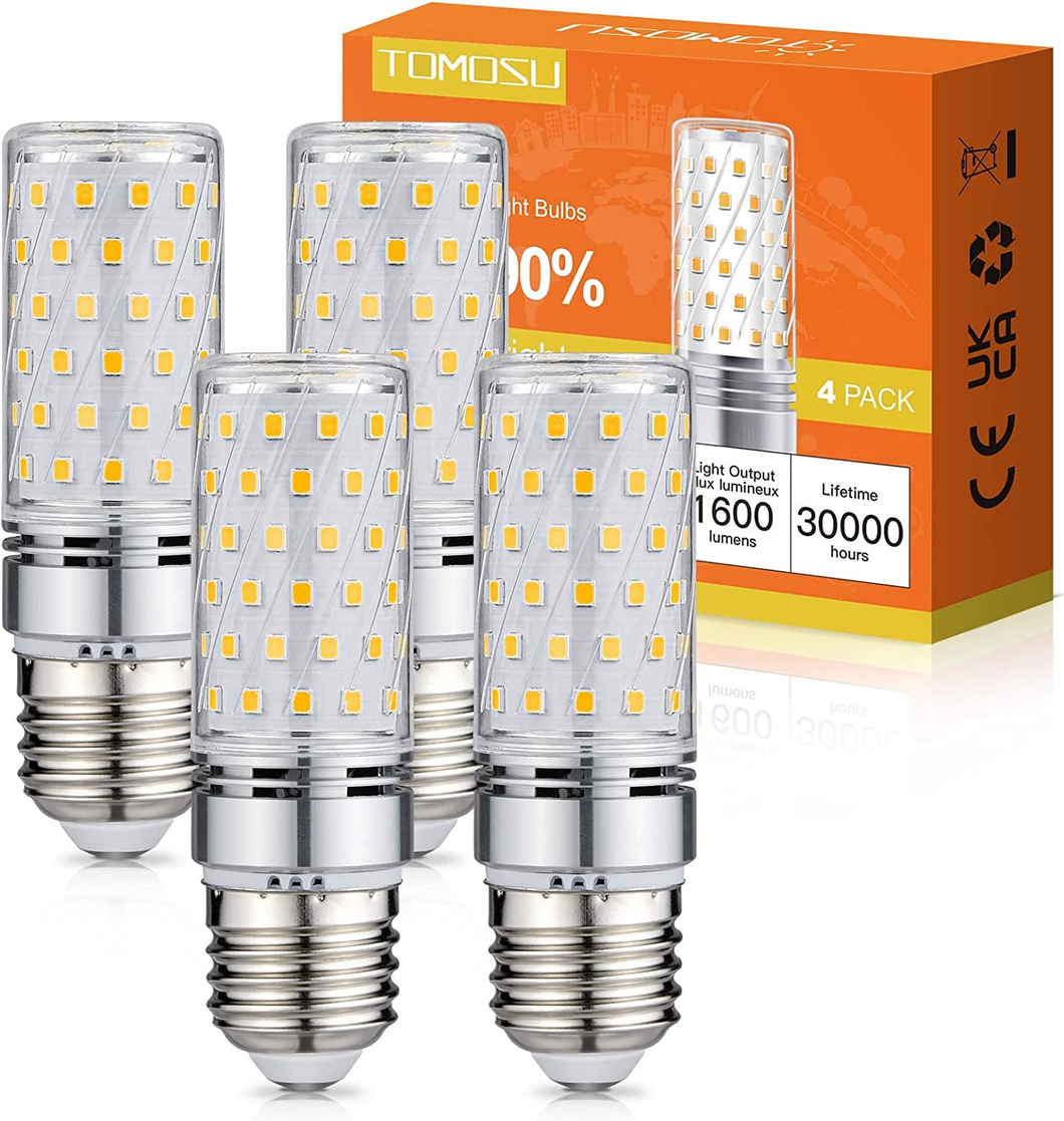 Lampadine LED E27 Luce Naturale 4000K 1600LM, 16W Lampade LED E27 Equivalenti a